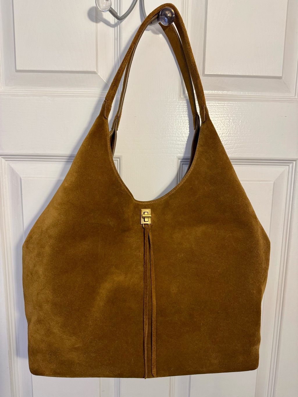 Rebecca Minkoff Darren Signature Carryall - Color Vintage - Suede Hobo Nwt